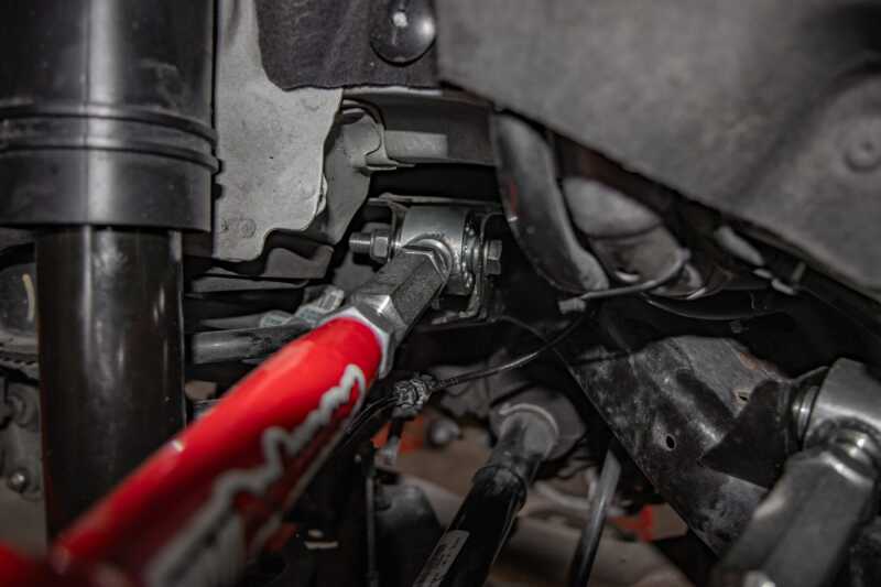 UMI Performance UMI 16-24 Chevrolet Camaro Suspension Control Arm - Red 2554-R 2554-R Photo - Mounted