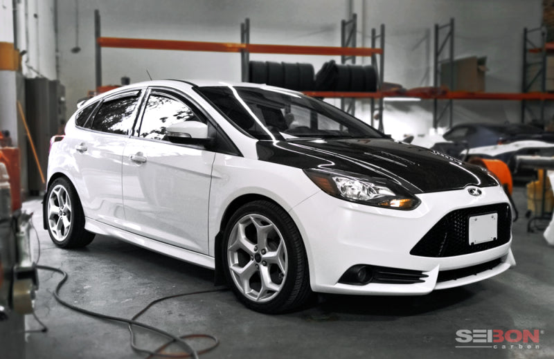 Seibon 12-13 Ford Focus RS-Style Carbon Fiber Hood HD1213FDFO-RS HD1213FDFO-RS Photo - Primary