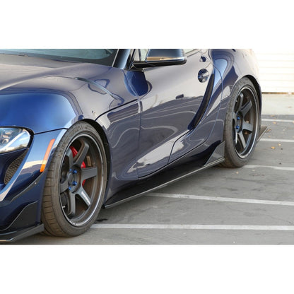 APR Carbon Fiber Toyota Supra A90/91 Side Rocker Extensions/ Side Skirt 2020-2023