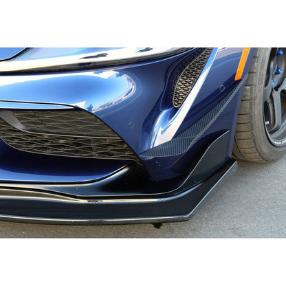 APR Toyota Supra A90/91 Carbon Fiber Front Bumper Canards 2020-2023