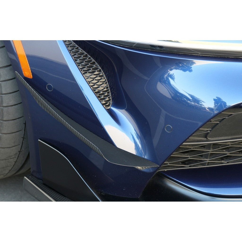 APR Toyota Supra A90/91 Carbon Fiber Front Bumper Canards 2020-2023
