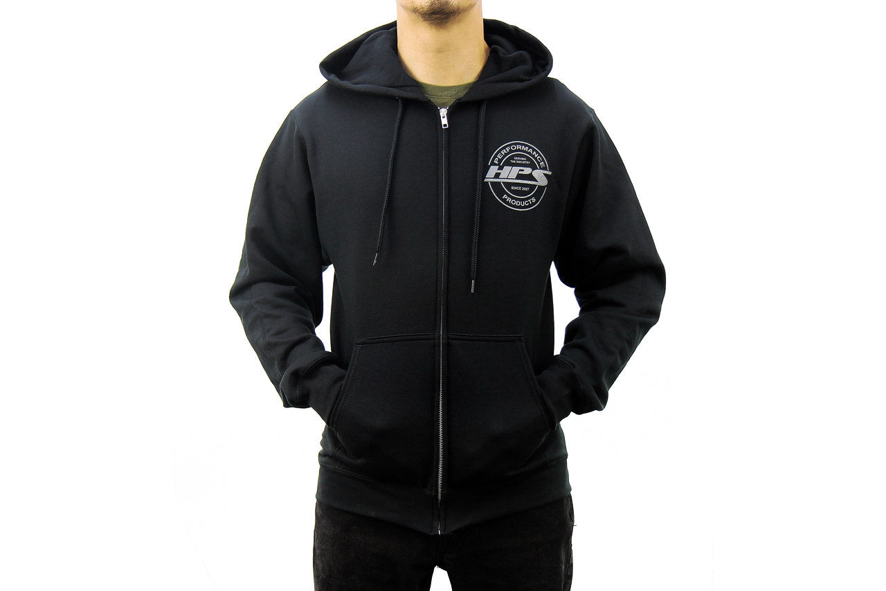 Performance 2022 Round Logo Zip-Up Hoodie, Black