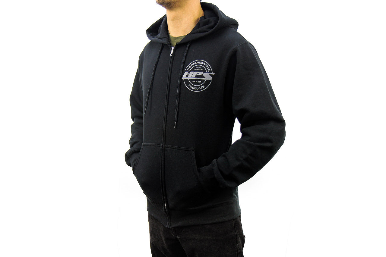 Performance 2022 Round Logo Zip-Up Hoodie, Black