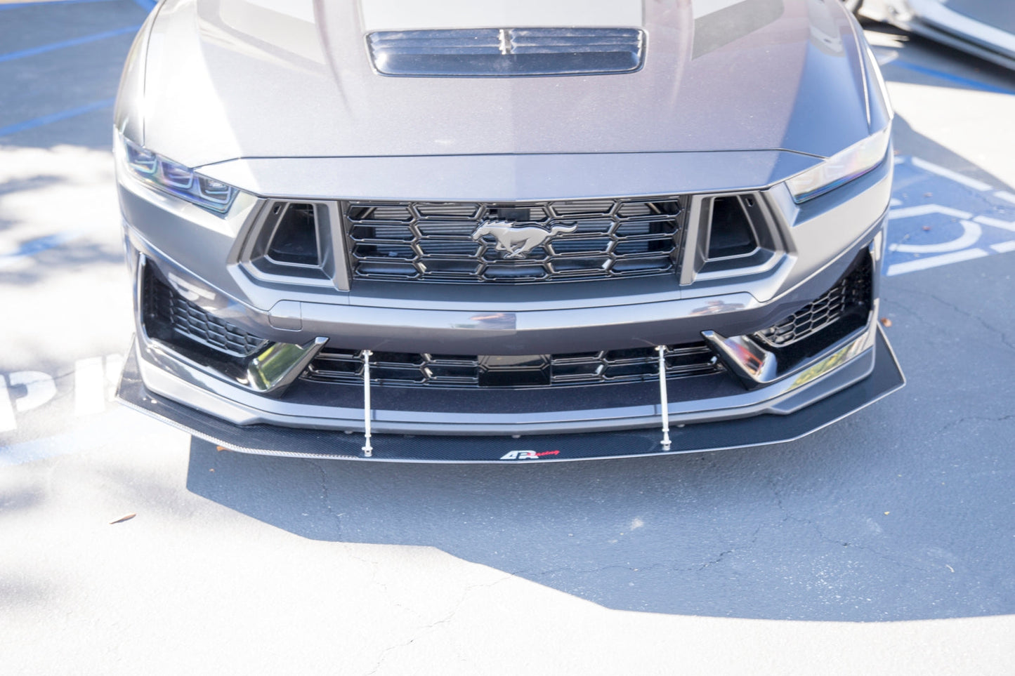 APR Ford Mustang Carbon Fiber Dark Horse Base Front Wind Splitter 2024 - 2024