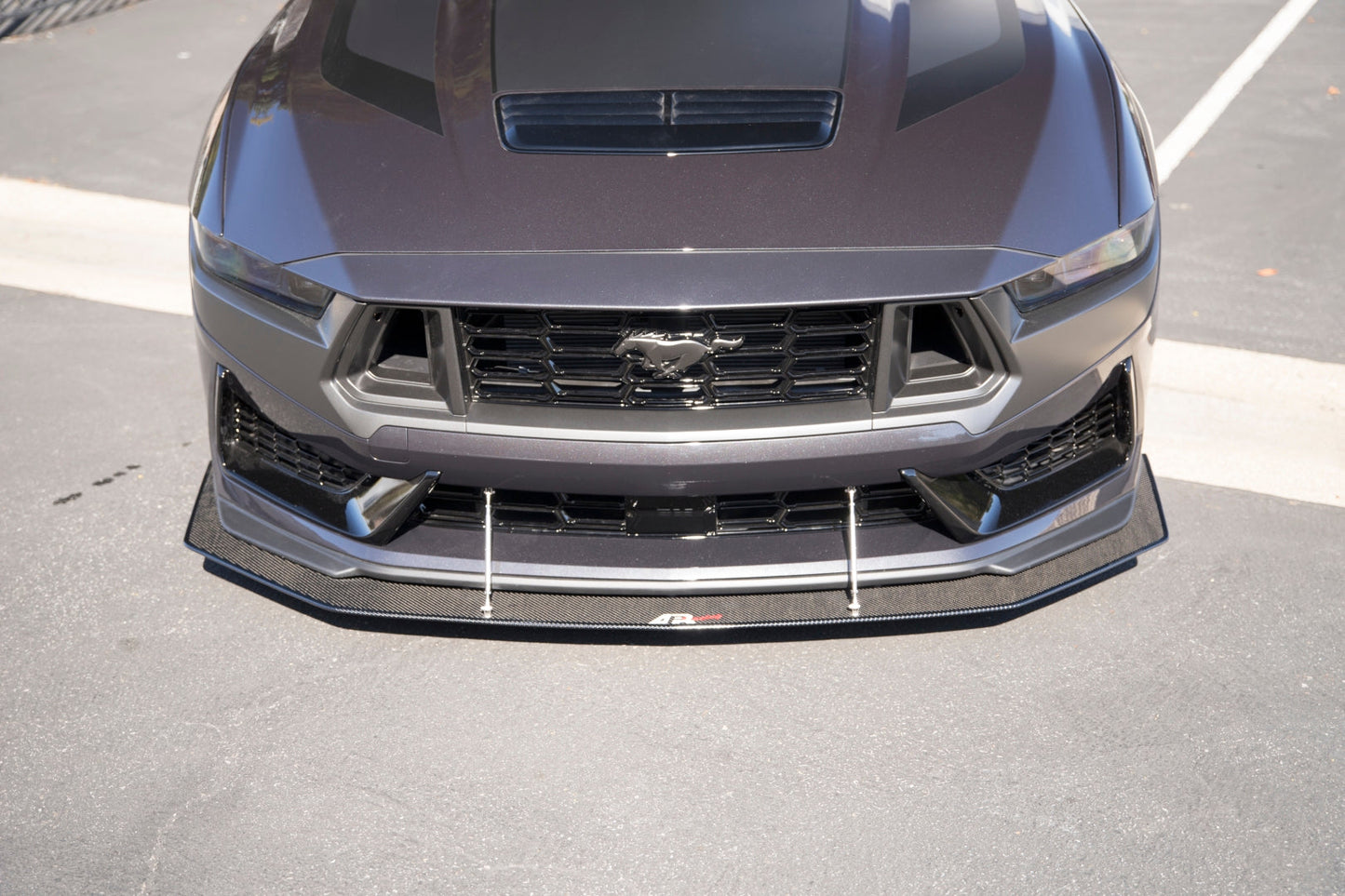 APR Ford Mustang Carbon Fiber Dark Horse Base Front Wind Splitter 2024 - 2024