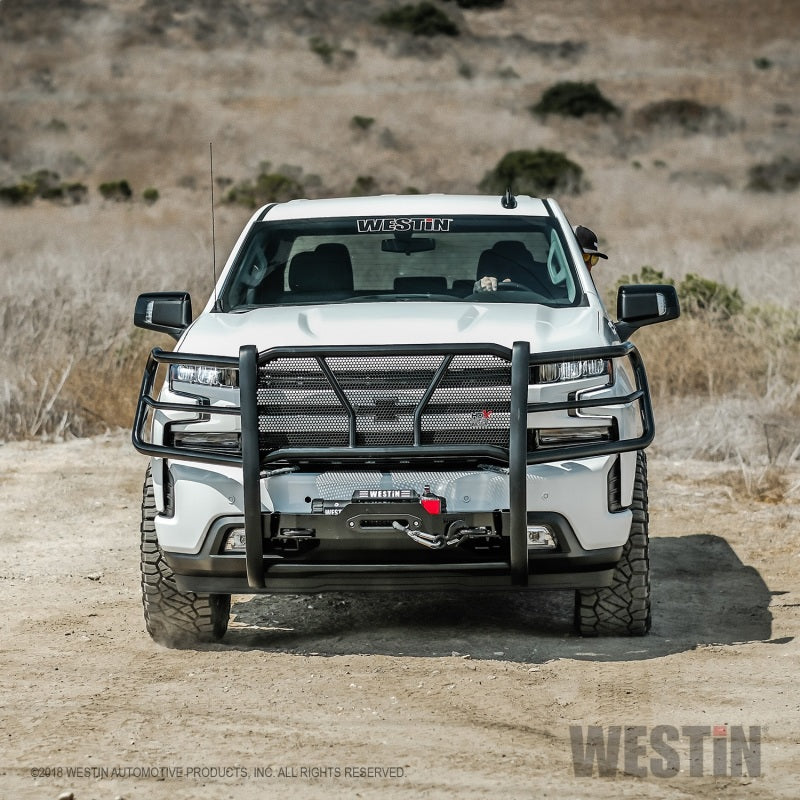 Westin HDX Winch Mount Grille Guard 57-93955 Photo - Mounted