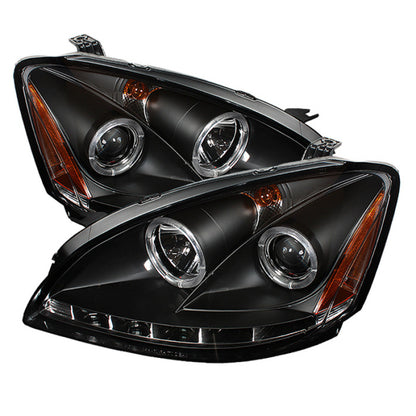 Spyder Nissan Altima 02-04 Projector Headlights Halogen Model- LED Halo LED Blk PRO-YD-NA02-HL-BK 5008077 5008077 Photo - Primary