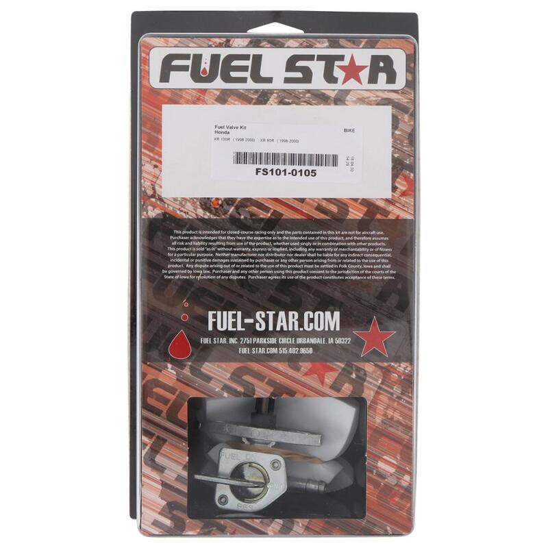 All Balls Racing 98-00 XR 100 R/98-00 XR 80 R Fuel Valve Kit FS101-0105 FS101-0105 Photo - Primary