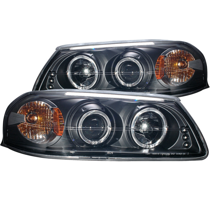 Anzo 2000-2005 Chevrolet Impala Projector Headlights w/ Halo Black 121339 Photo - Primary