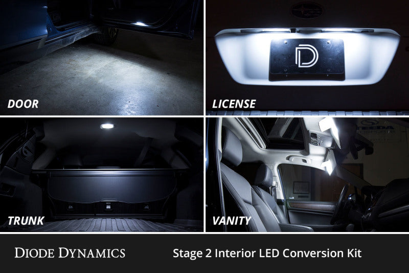 Diode Dynamics 03-09 Toyota 4Runner Interior LED Kit Cool White Stage 1 DD0631