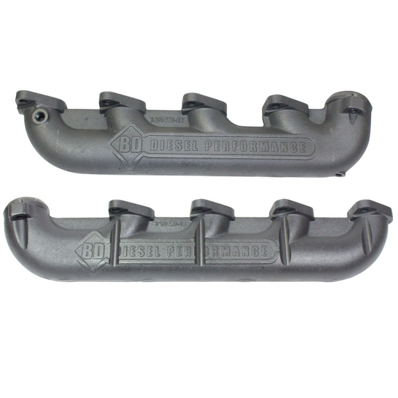 BD Diesel Exhaust Manifold Set - Ford 2003-2007 6.0L Power Stroke 1041480 Photo - Unmounted