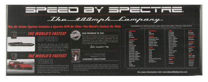 Spectre 05-10 Chrysler 300C V8-5.7/6.1L F/I Air Intake Kit - Polished w/Red Filter 9935 9935 Photo - in package
