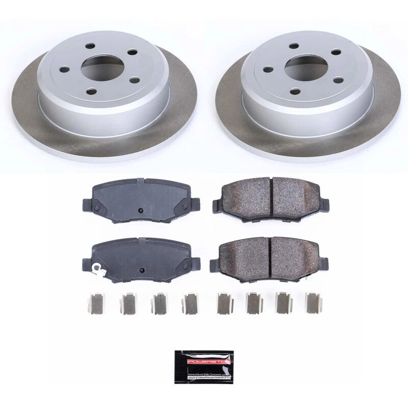 PowerStop Power Stop 2018 Jeep Wrangler JK Rear Semi-Coated Rotor Kit SC3090 SC3090 Photo - Primary
