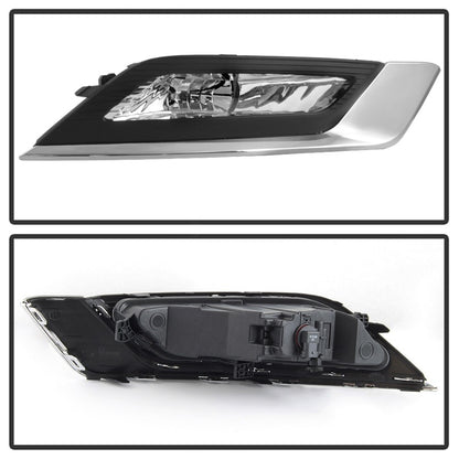 Spyder 17-18 Ford Fusion OEM Fog Lights w/ Switch & Cover - Clear (FL-FFUS17-C) 5085405 5085405 Photo - Unmounted