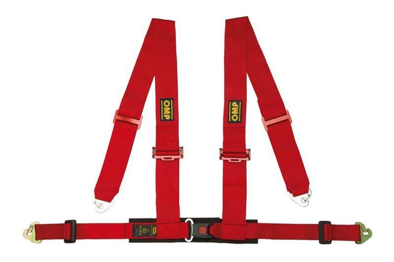 OMP 4 Point Harness - Red DA0-0508-A01-061 DA0-0508-A01-061 Photo - Primary