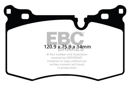 EBC Disc Brake Pad Set DP41854R Photo - Primary