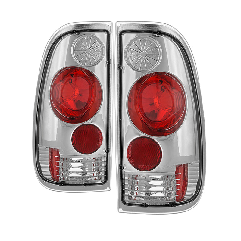 Spyder Ford F150 side 97-03/F250/350/450/550 Super Duty 99-07 Euro Tail Lights Chrm ALT-YD-FF15097-C 5003355 5003355 Photo - Primary