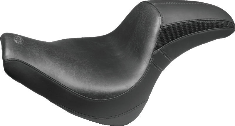Mustang Motorcycle Mustang 06-17 Harley Softail Wide Tire (200mm) Sport Touring Passenger Seat - Black 76251 76251 Photo - Primary