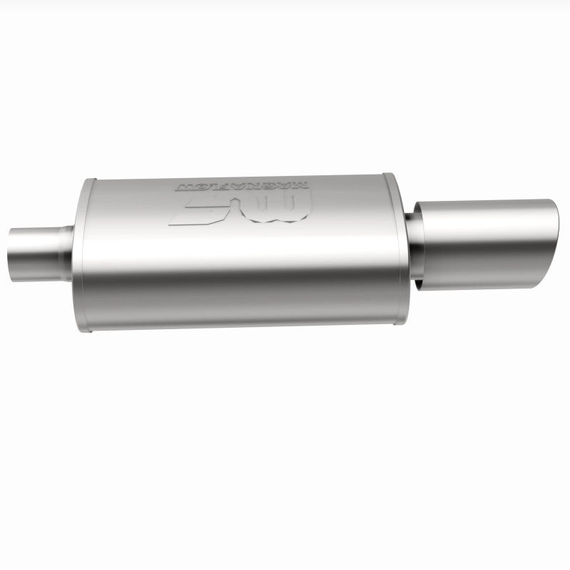 MagnaFlow 5" X 8" Oval Center/Center Performance Muffler With Tip 14851 360 Degree Image Set