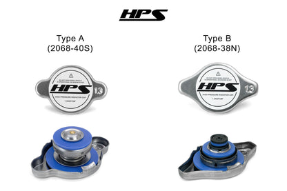 HPS Performance 1.3 Bar High-Pressure Stainless Steel Radiator Cap for Acura