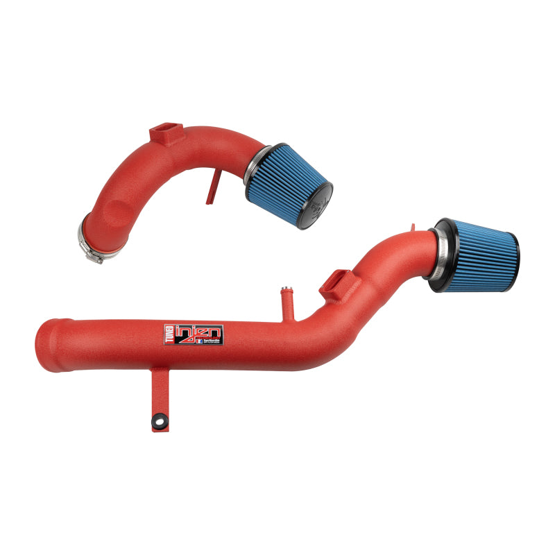 Injen 2015 M3/M4 3.0L Twin Turbo Wrinkle Red Short Ram 2pc. Intake System w/ MR Technology SP1116WR SP1116WR Photo - Unmounted