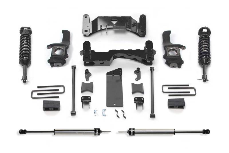Fabtech 6" Performance System w/ Front Dirt  Logic 2.5 Resi Coilovers K7010DL Photo - Primary