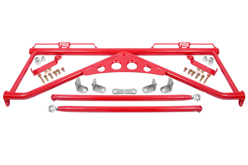 BMR 15-20 Ford Mustang Harness Bar - Red HB760R HB760R Photo - Primary