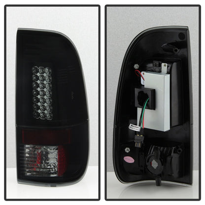 Spyder 08-16 Ford Super Duty LED Tail Lights Black Smoke ALT-YD-FS07-LED-BSM 5083296 5083296 Photo - Unmounted