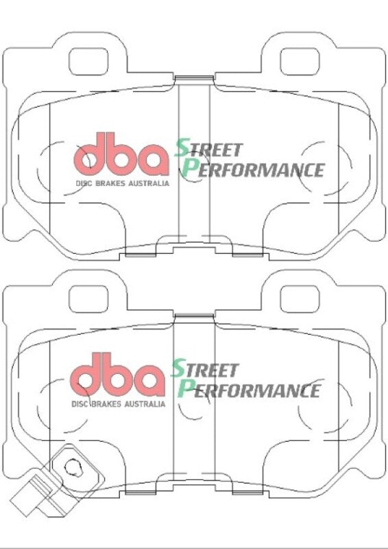 DBA 08-13 Infiniti G37 Rear SP Performance Brake Pads DB2401SP DB2401SP Photo - out of package