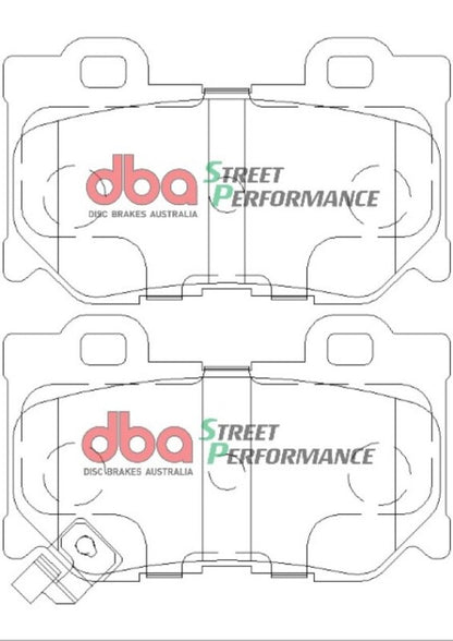 DBA 08-13 Infiniti G37 Rear SP Performance Brake Pads DB2401SP DB2401SP Photo - out of package