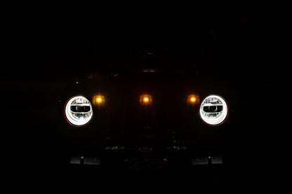 DV8 Offroad 2018+ Jeep JL Grill Amber Marker Lights GRJL-02 GRJL-02 Photo - Primary