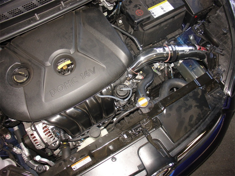 Injen Polished Tuned C/A Intake 2011-2016 Hyundai Elantra 1.8L 4 Cyl SP1360P Photo - Mounted