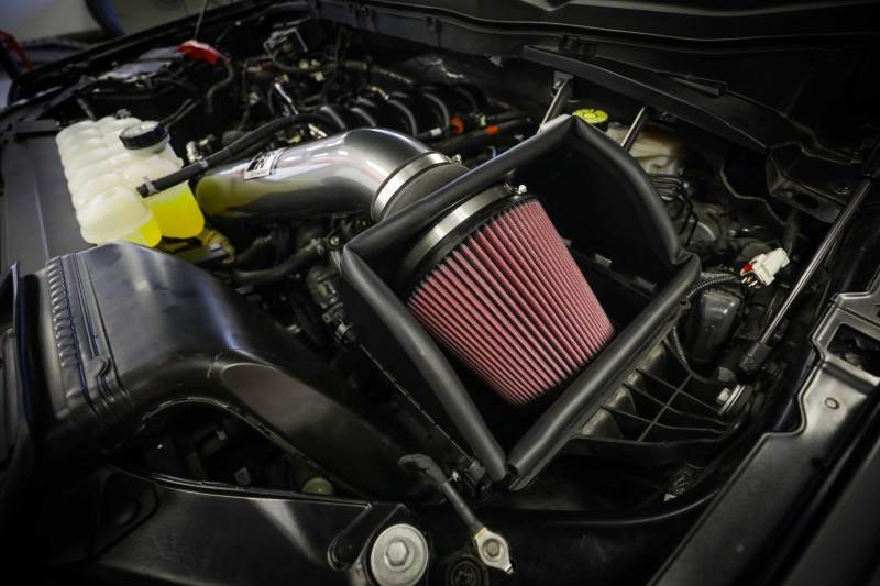 K&N Engineering K&N 2021+ Ford F-150 V8-5.0L F/I High Flow Performance Intake Kit 77-2616KC 77-2616KC Photo - Mounted