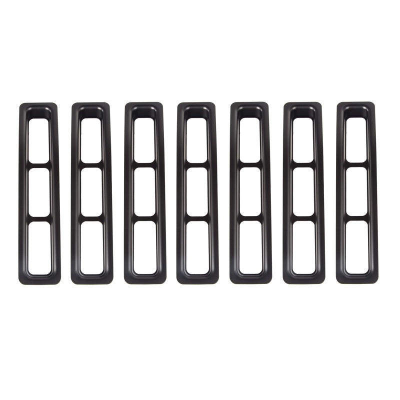 Rugged Ridge Grille Insert Kit, Black; 97-06 Jeep Wrangler TJ 11306.03 Photo - Primary