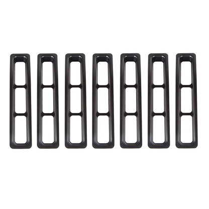 Rugged Ridge Grille Insert Kit, Black; 97-06 Jeep Wrangler TJ 11306.03 Photo - Primary