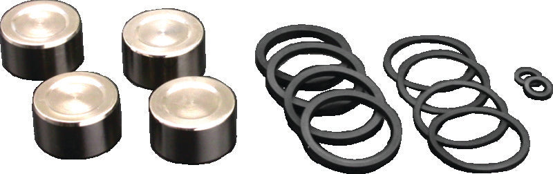 Bikers Choice 00-14 Big Twin Front or Rear Caliper Piston & Seal Kit 4 Piston Exc. Brembo 601663 601663 Photo - Primary