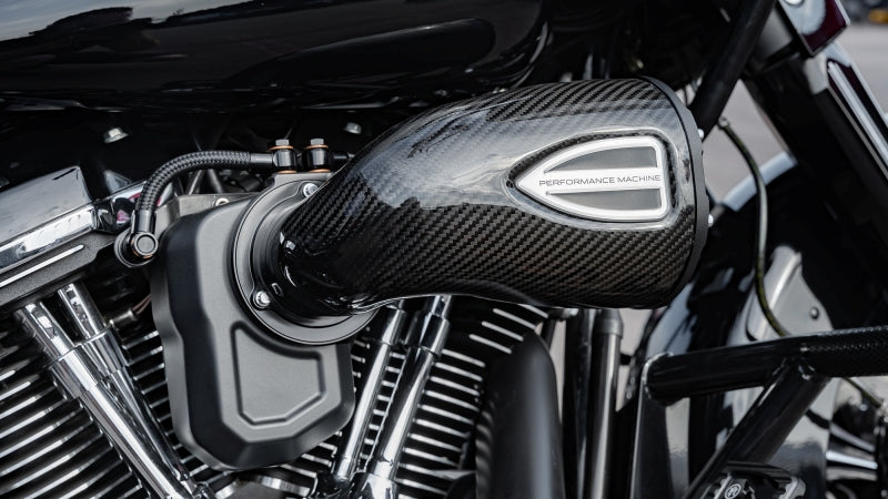 Performance Machine 93-06 Big Twin CV Carb,01-17 Big Twn Delphi C4 Series Air Cleaner - CF/Blk Ops 0206-2162-SMB 0206-2162-SMB User 1