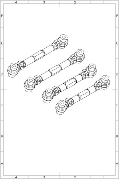 SPL Part BMW E9X/E8X Rear Upper Arm Links SPL RUA E9X Photo - out of package