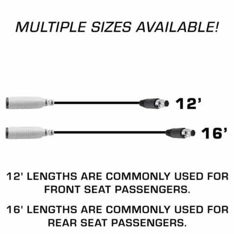 Rugged Radios STX STEREO Straight Cable to Intercom (Select Length) 12 Feet CS-STX-12 CS-STX-12 Photo - Primary