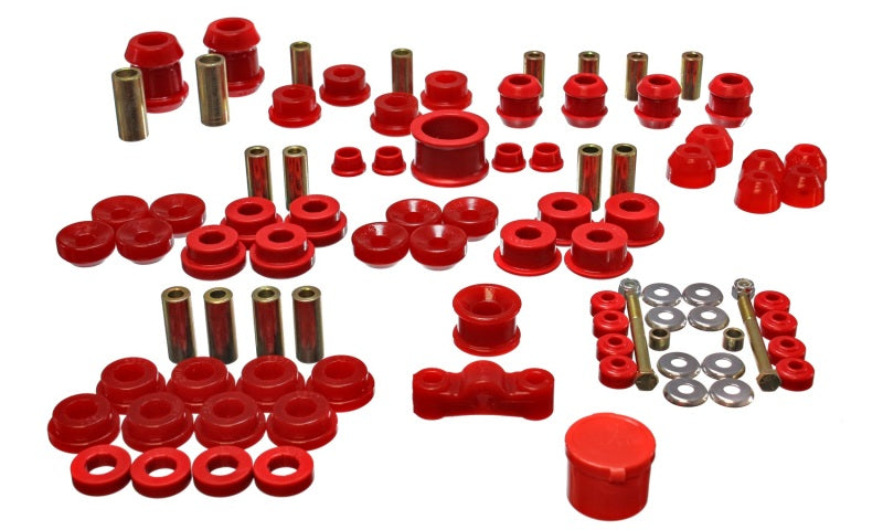 Energy Suspension Hyperflex Bushing Kit 94-01 Acura Integra Red 16.18105R Photo - Primary