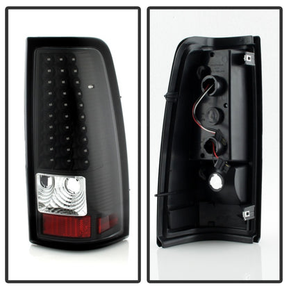 SPYDER Xtune Chevy Silverado 1500/2500/3500 99-02 LED Tail Lights Black ALT-ON-CS99-LED-BK 5008817 5008817 Photo - Unmounted