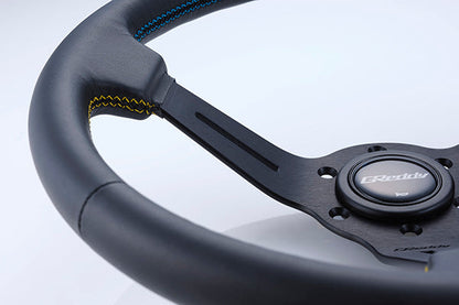 GReddy SPORT STEERING WHEEL - 3 STRIPE DEEP DISH 16600002