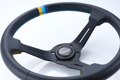 GReddy SPORT STEERING WHEEL - 3 STRIPE DEEP DISH 16600002