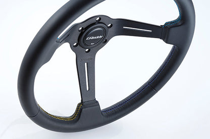 GReddy SPORT STEERING WHEEL - 3 STRIPE DEEP DISH 16600002