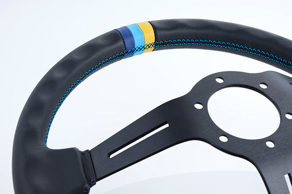 GReddy SPORT STEERING WHEEL - 3 STRIPE DEEP DISH 16600002