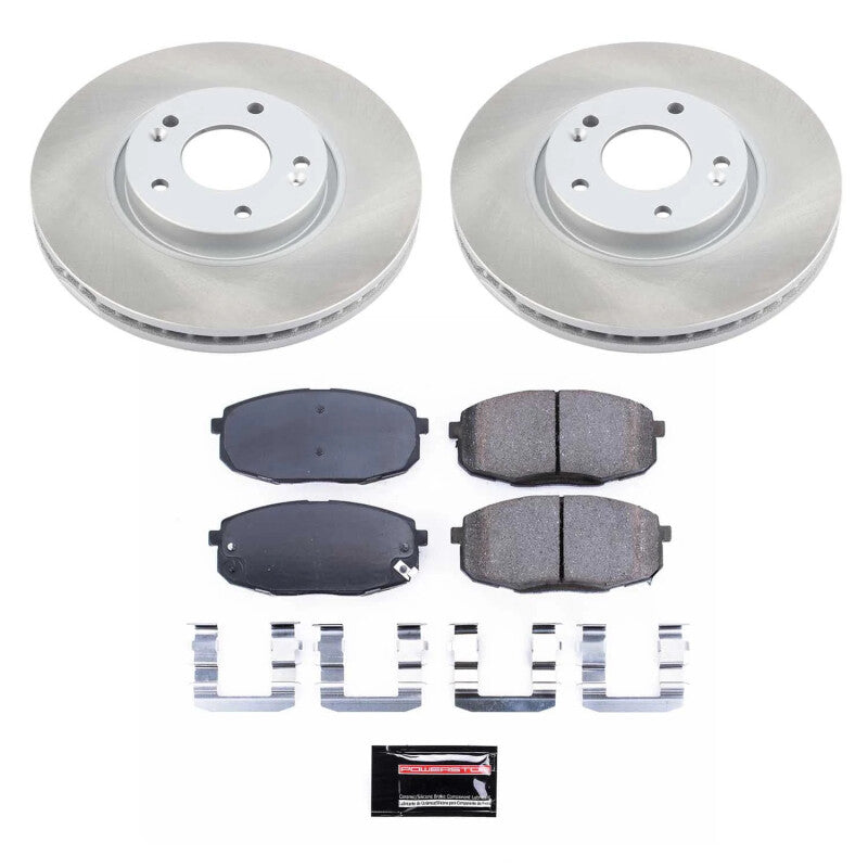 PowerStop Power Stop 10-13 Kia Forte Koup Front Semi-Coated Rotor Kit SC5837 SC5837 Photo - Primary