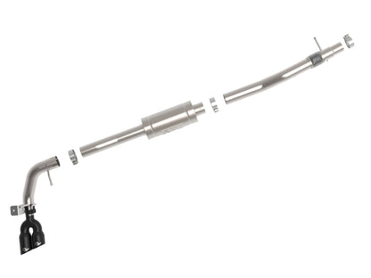 aFe Rebel Series 3in 304 SS Cat-Back Exhaust Side Exit w/ Black Tips 19 Ford Ranger L4-2.3L (t) 49-33111-B 49-33111-B Photo - Unmounted