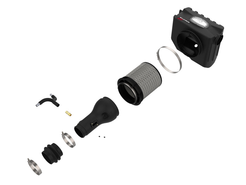 aFe Momentum HD Cold Air Intake System w/ Pro DRY S Filter Nissan Titan XD 17-21 V8-5.6L 50-70034D 50-70034D Photo - Unmounted