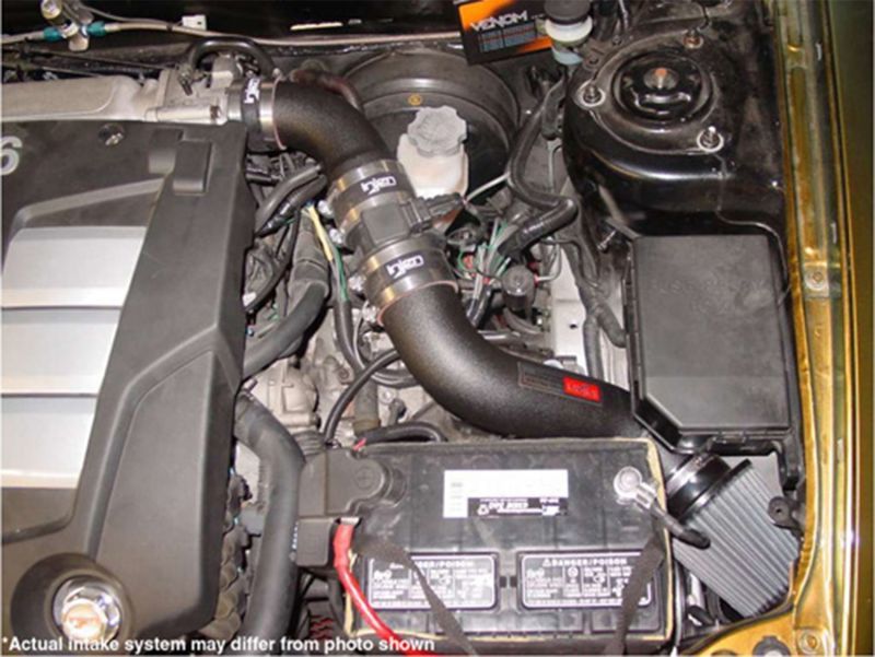Injen 03-04 Hyundai Tiburon V6 2.7L Black IS Short Ram Cold Air Intake IS1375BLK IS1375BLK Photo - Mounted