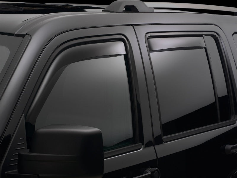 WeatherTech 96-97 Lexus LX450 Front and Rear Side Window Deflectors - Dark Smoke 82066 82066 Photo - Mounted
